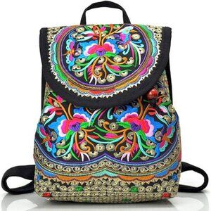 Goodhan Vintage Embroidered Backpack. Great for daily use or travel.